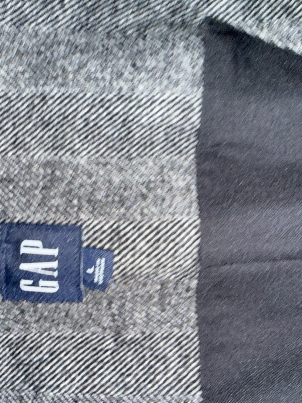 GAP Women's Dark Gray Wide-Leg Pleated Trousers - Picture 5 of 6